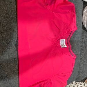 Red colored skechers scrub top XLarge